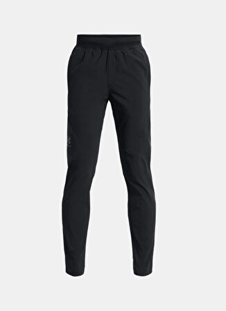 Under Armour Siyah Erkek Çocuk Dar Paça Bol Kesim Düz Eşofman Altı 1373752-001 UA Unstoppable Tapered