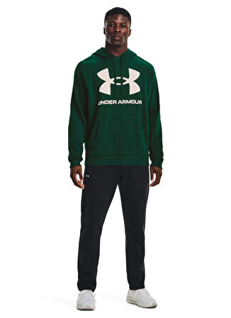 Under Armour Kapüşon Yaka Beyaz Erkek Sweatshırt 1357093-330 UA Rival Fleece Big Log