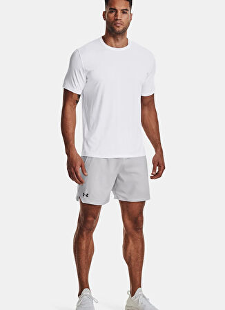 Under Armour 1373718-014-UA Vanish Woven 6in Sho Gri Lastikli Bel Normal Düz Erkek Şort