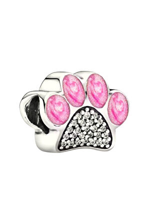 Pembe Pati Charm | 925 Ayar Gümüş