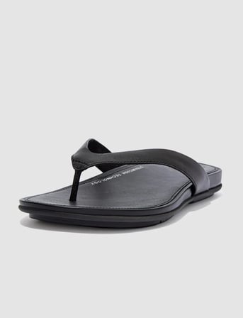 FitFLop FitFlop GRACIE LEATHER EO8 Siyah Kadın Parmak Arası Terlik