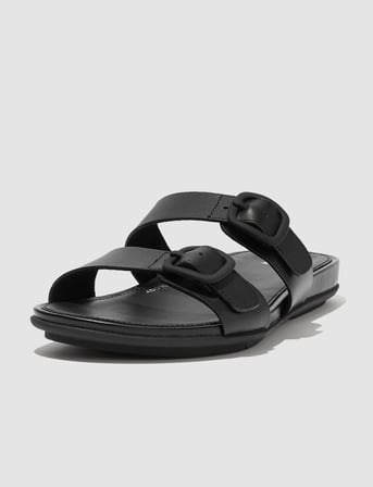 FitFLop FitFlop GRACIE FV1 Çift Tokalı Siyah Kadın Terlik