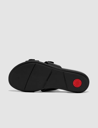 FitFLop FitFlop GRACIE FV1 Çift Tokalı Siyah Kadın Terlik