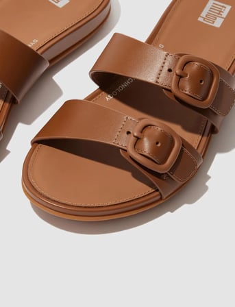 FitFLop FitFlop GRACIE FV1 Çift Tokalı Taba Kadın Terlik