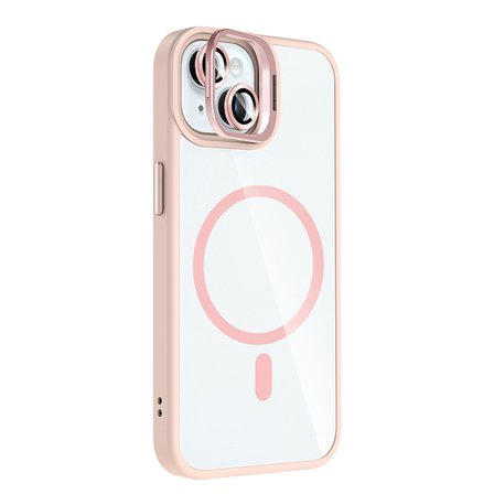 Gpack Apple iPhone 15 uyumlu Kılıf Standlı M-Safe Özellikli Etro Kapak  Lens Koruma