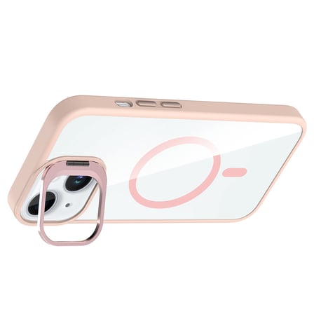 Gpack Apple iPhone 15 uyumlu Kılıf Standlı M-Safe Özellikli Etro Kapak  Lens Koruma