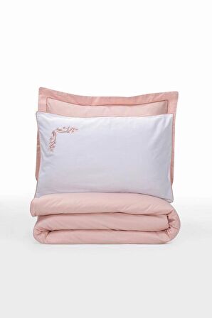 Cotton Box Çift Kişilik Elit Saten Nevresim Takımı Melinda Pembe