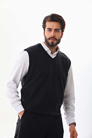 Pelikan Erkek V Yaka Süveter 9617 Lacivert