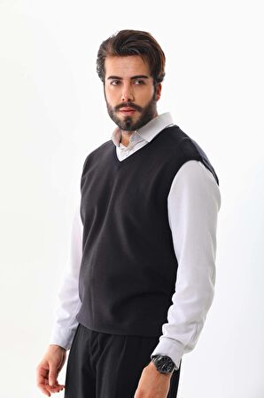 Pelikan Erkek V Yaka Süveter 9617 Lacivert