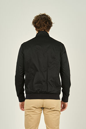 Daynax Erkek Hakim Yaka Fermuarlı Cep Detaylı Mevsimlik Spor Mont 4500 Lacivert