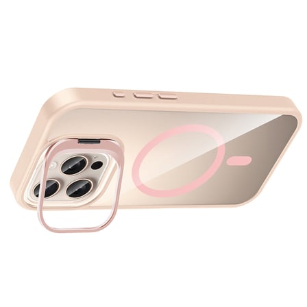 Gpack iPhone 16 Pro Max uyumlu Kılıf Standlı M-Safe Özellikli Etro Kapak  Lens Koruma