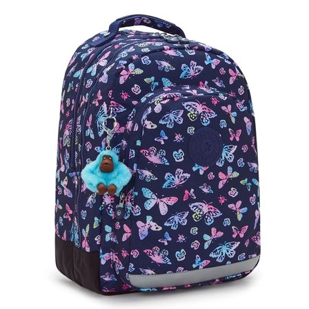 Kipling Class Room Okul Çantası Butterfly Fun KI7090F5K