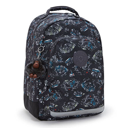 Kipling Class Room Okul Çantası Jungle Fun Race KI7090TJ3