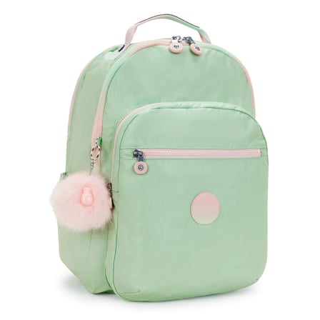 Kipling Seoul College Okul Çantası Soft Green Met KI75475KY