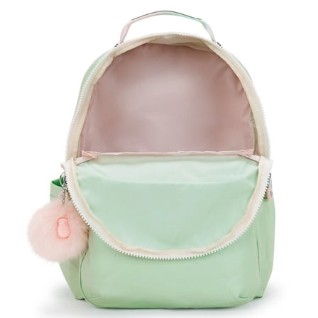 Kipling Seoul College Okul Çantası Soft Green Met KI75475KY