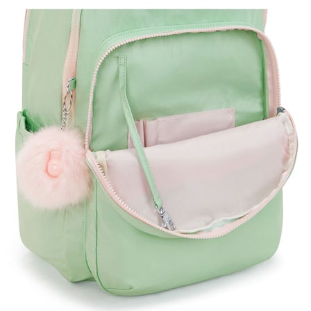 Kipling Seoul College Okul Çantası Soft Green Met KI75475KY