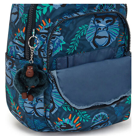 Kipling Seoul S Okul Çantası Blue Monkey Fun KI53578HJ