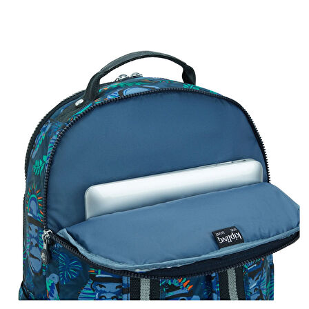 Kipling Seoul Lap Okul Çantası Blue Monkey Fun KI58168HJ