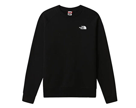The North Face M Raglan Redbox Crew Erkek Outdoor Sweatshirts NF0A4SZ9JK31 Siyah