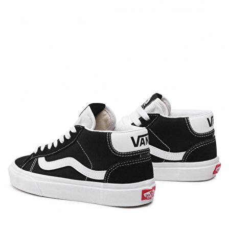 Vans UA Mid Skool 37 Erkek Siyah Siyah Günlük Ayak