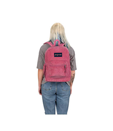 Jansport Cross Town Plus Remix Mauve Haze Corduroy Sırt Çantası EK0A5BJ67K4