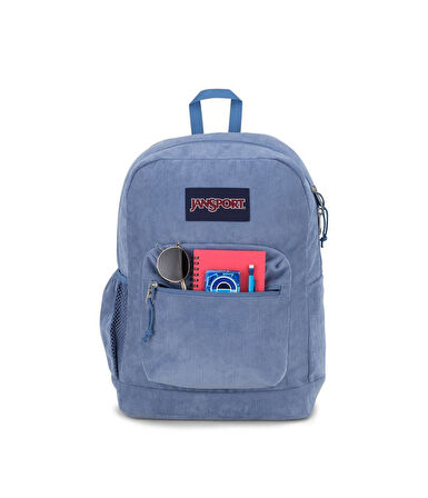 Jansport Cross Town Plus Remix Elemental Blue Corduroy Sırt Çantası EK0A5BJ60P8