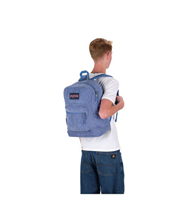 Jansport Cross Town Plus Remix Elemental Blue Corduroy Sırt Çantası EK0A5BJ60P8