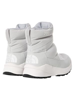 Nuptse II Waterproof Kadın Bot Gri/Beyaz