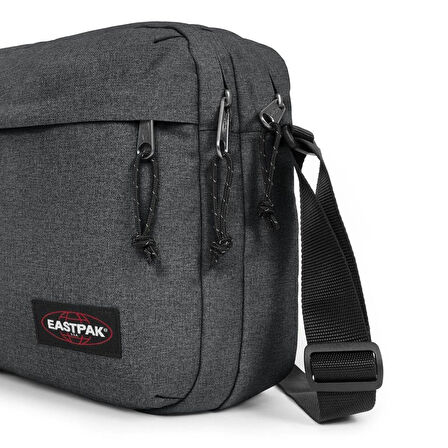 Eastpak Crosser Black Denim Omuz Çantası Kırmızı EK0A5BIR77H