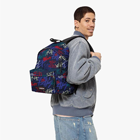 Eastpak Sırt Çantası Padded Pak'r Street Tags Blue 2Q7