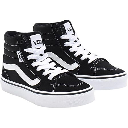 VANS VN0A5HZDIJU1 YT Filmore Hi  (SUEDE/CANVAS)BLACK/WHITE