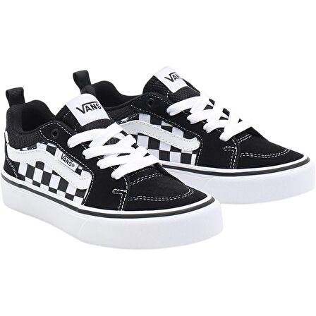 VANS Ayakkabı VN0A3MVP5GX1 YT Filmore (Checkerboard) Black/Whte