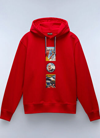 Napapijri Sweatshirt, M, Kırmızı