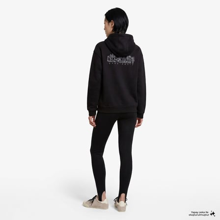 Napapijri B-Blanche H W Kadın Siyah Sweatshirt