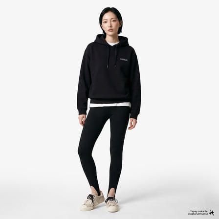 Napapijri B-Blanche H W Kadın Siyah Sweatshirt