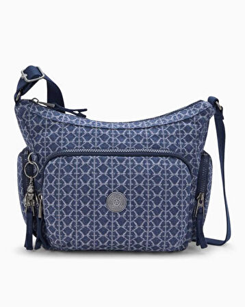 Kipling Gabbie S Denim Love Omuz Çantası