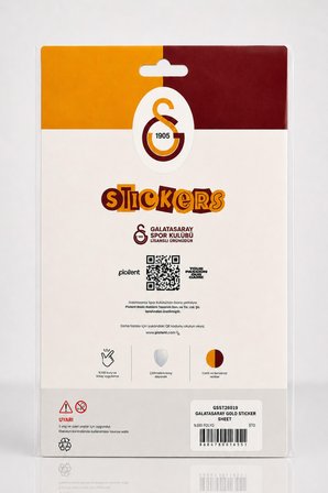 x Dekomus Lisanslı Galatasaray "Fark Var" Sticker Sheet 