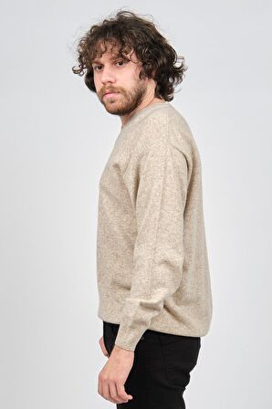 Ida Erkek Lambswool V Yaka Kazak 0593130 Bej