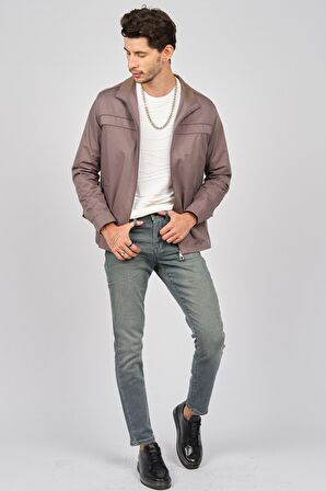 Daynax Erkek Cep Detaylı Mevsimlik Mont 4922000 Füme