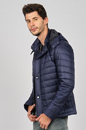 Daynax Erkek Kapüşonlu Mont 4927100 Indigo