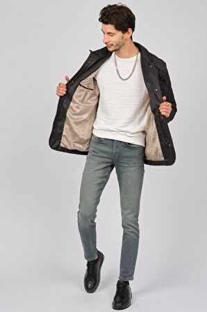 Daynax Erkek İçi Kürklü Kapitone Kaban 4926000 Kahverengi