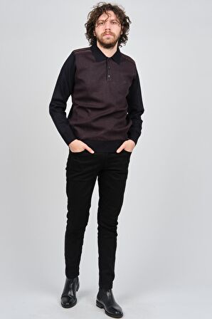 Pelikan Erkek Polo Yaka Kazak 1577424 Kırmızı