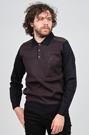 Pelikan Erkek Polo Yaka Kazak 1577424 Kırmızı