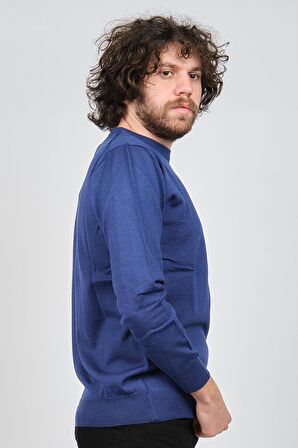 Pelikan Erkek Bisiklet Yaka Yün Kazak 1572019 Saks