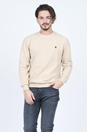 Metropolitan Erkek Bisiklet Yaka Sweatshirt 6240101 Bej