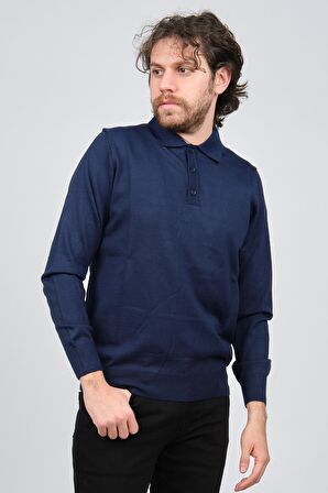 Pave Erkek Polo Yaka Yün Kazak 4538004 Saks
