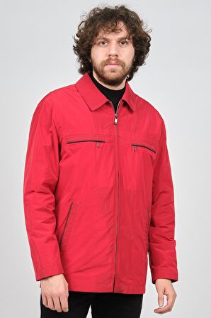 Daynax Erkek Fermuar Cepli Mevsimlik Mont 4925100 Kırmızı