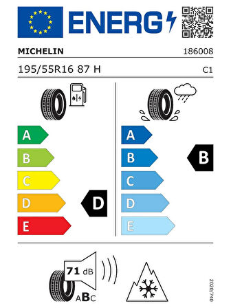 Michelin 195/55R16 87H Alpin 7 Kış Lastiği 2025 ÜRETİM