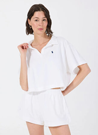 Polo Ralph Lauren Düz Beyaz Kadın Tulum 21556375