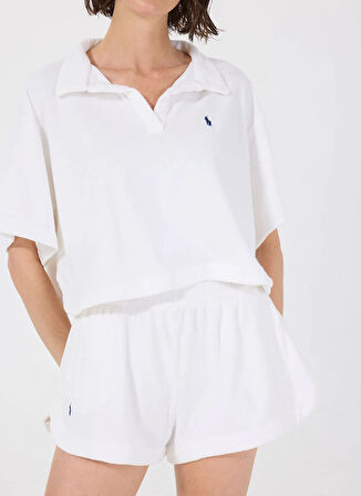 Polo Ralph Lauren Düz Beyaz Kadın Tulum 21556375
